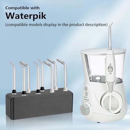 Holder for Waterpik Cordless Pearl Water Flosser | Nozzle & Handle Organizer with Drainage Hole