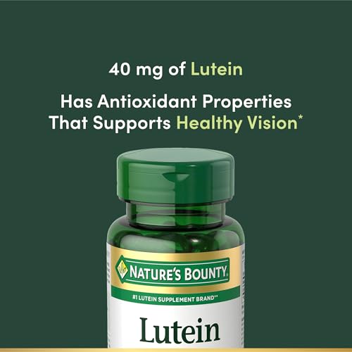 Nature's Bounty Lutein 40 mg, 30 Softgels 30 Count (Pack of 1)
