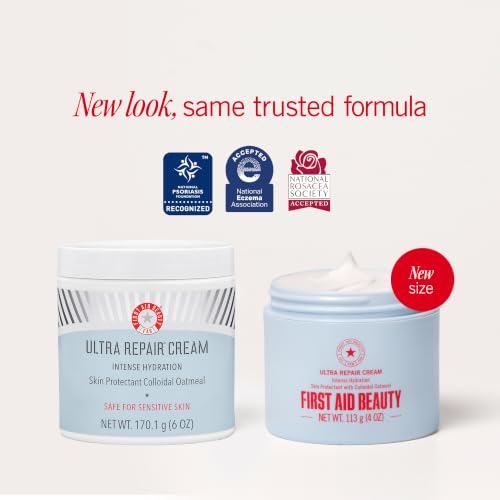 First Aid Beauty Ultra Repair Cream, Intense Hydration 4 Ounce (Pack of 1) New