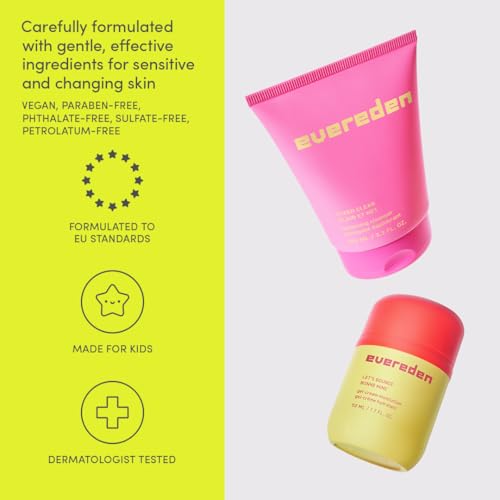 Evereden Teen Gel Face Cream, Oily & Blemish-Prone, Unscented, Ages 10+ Moisturizer
