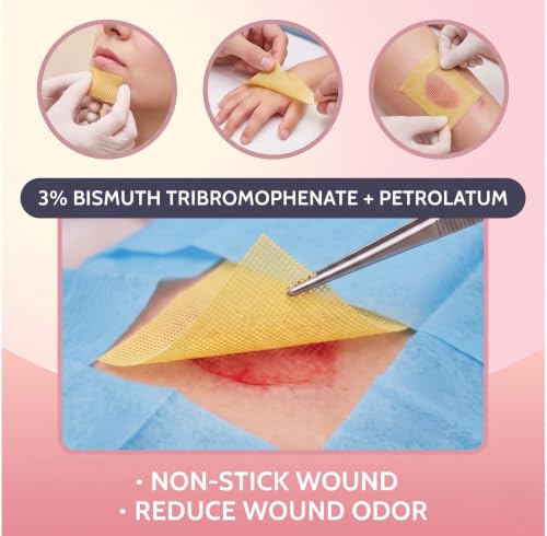 JUSORE Xeroform Petrolatum Dressing - FSA-HSA, 5"x9" Medical Non Stick 5"x9" (Pack of 7)