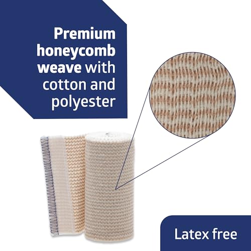 Medline Matrix Elastic Bandage, Non-Sterile, 4" x 5 yd, Self-Closure, Latex-Free, Individually Wrapped, 1 Count