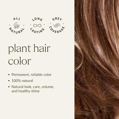 khadi DARK BLONDE Natural Hair Color - Hair Color for matte, medium ash blonde to rich dark blonde - 100% plant-based & natural - 3.5 oz