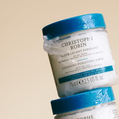 Christophe Robin Purifying Scalp Scrub with Sea Salt 2.5 Fl Oz (Pack of 1)