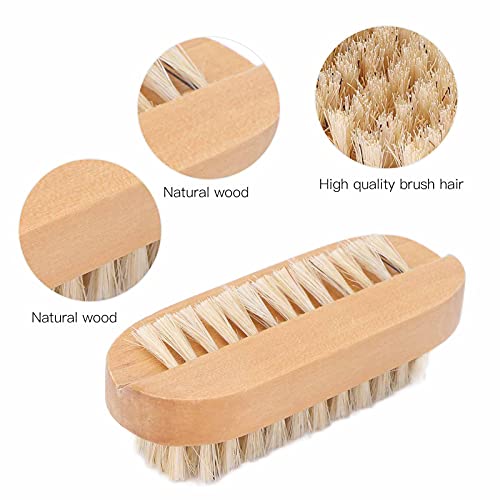 ZJchao Nails Brushes for Fingers and Toe, Cleaning Nail Brush Manicure Pedicure Nail Scrubber Cleaning Brush for Men Women