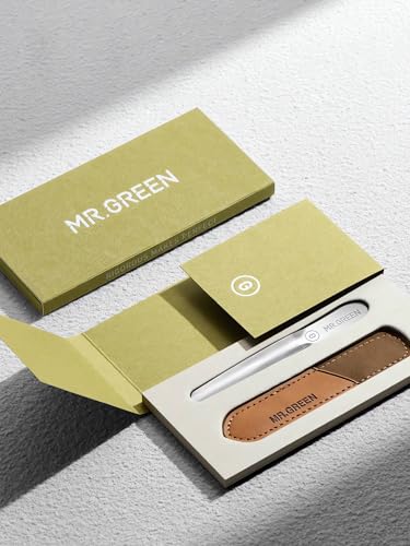 MR.GREEN Curved Nail File – Double-Sided Metal Nail File for Men & Women with Protective Travel Case, Ergonomic Anti-Slip Handle, Washable & Reusable, for Fingernails & Toenails(Medium) Medium