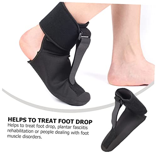Adjustable foot Drop Fixing Strap foot Drop Protector and Orthotic Support for Walking Alignment Breathable Unisex Leg and Support 1 pack