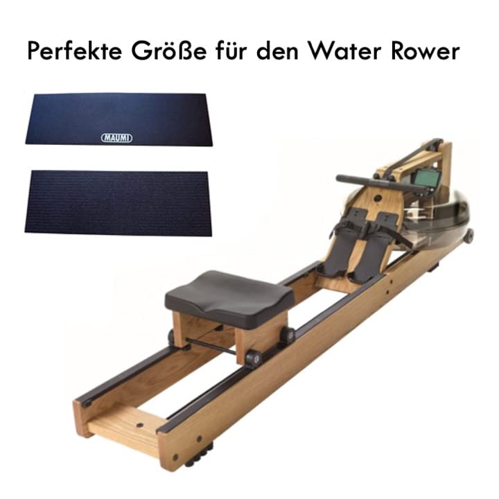 Underlay Mat Floor Protection Mat Rubber Mat for Concept 2 WaterRower Rowing Machine Water Ergometer Rower Concept2 Accessories Non-Slip Mat Underlay Fitness Mat Non-Slip Protective Mats WaterRower 41 cm x 24 cm