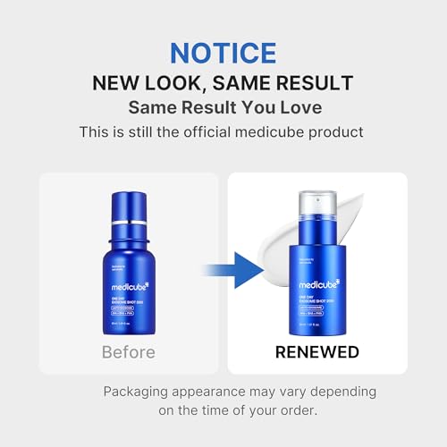 medicube Exosome Shot Zero 7,500 PPM Spicule Facial Serum 1.01 Fl Oz (Pack of 1)