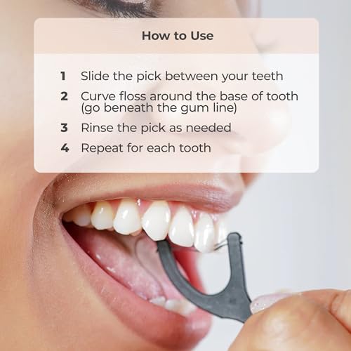PUL Dental Care Bundle: Pack of 200 Floss Picks + 4-Pack of Clear Aligner Removal Tool – Mint Teeth Flossers for Deep Cleaning, Tool for Invisalign & All Clear Aligners & Retainers