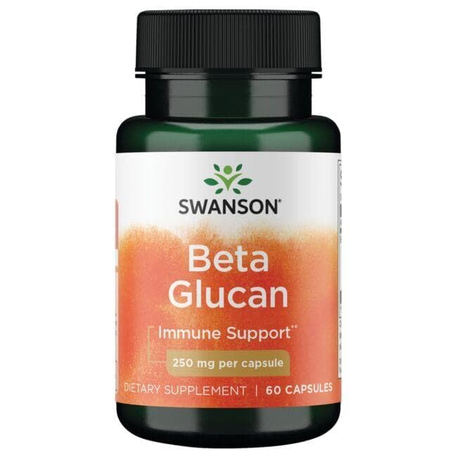 Swanson Ultra BetaRight Beta Glucan 250 mg, 60 Capsules | Nourishes and Stimulates the Immune System, Delivering a Powerful Nutritional Boost for the Body's Cellular Defenses