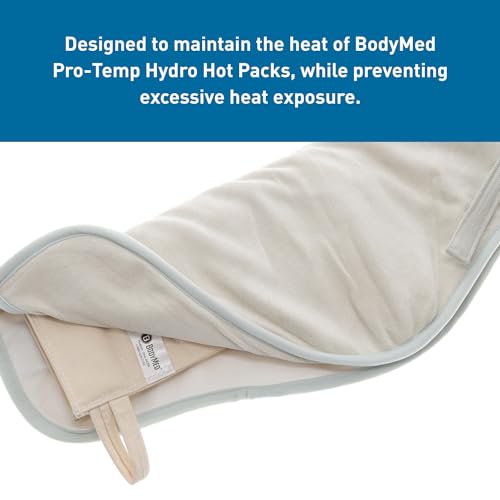 BodyMed Pro-Temp Terry Cloth Cover, 23 in. Long (Neck) - Heating Pad Protector for Physical & Occupational Therapy NECK