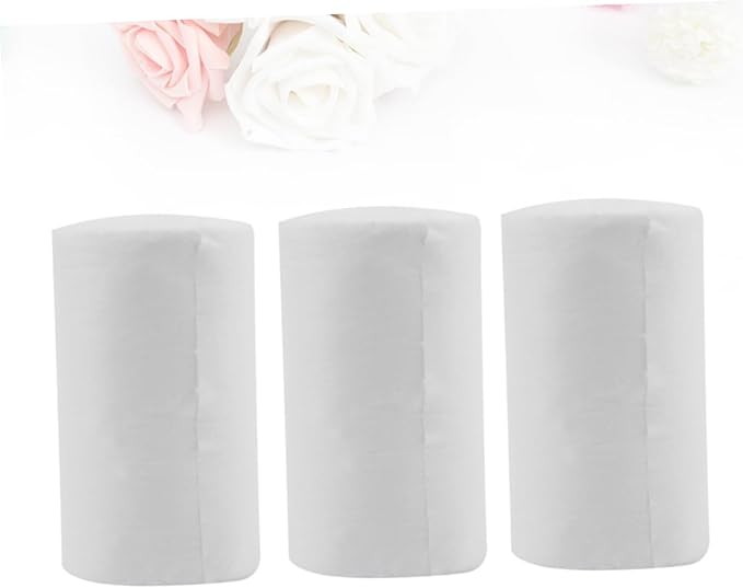 Toyvian 3 Rolls 100 Sheets/Roll Disposable Underpad Diaper Liner Disposable Diaper Liner Baby Liner Disposable Urine Pad White Flushable Diaper Liner - BeesActive Australia
