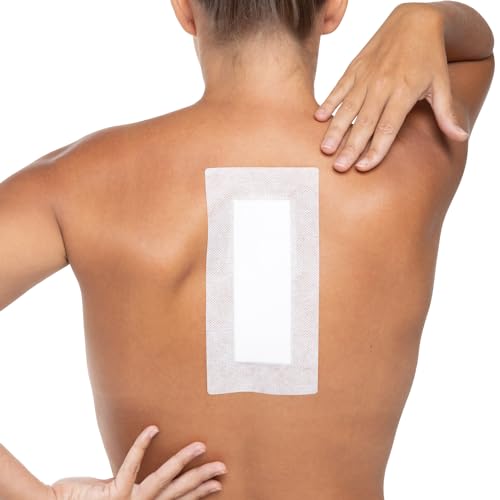 MEDSTOCK Fabric Island Dressing, 4"x8" (Pack of 50), Adhesive Wound Care, Suitable for Surgical Wounds, Grazes, Highly Breathable, Hypoallergenic, Non-Woven Fabric, High Absorption Pad 4 Inch x 8 Inch (Pack of 50)