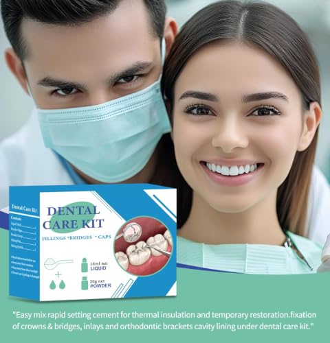 Dental Care Kit with Zinc Oxide Formula for Crowns, Bridges, Fillings, Caps 3