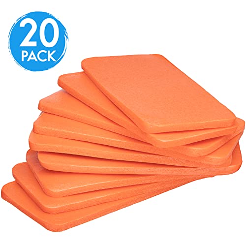 Novamedic First Aid Padded Aluminum Finger Splint 20 Pack, 2 inch, Made for Finger Knuckle Immobilization Sprains, Swelling, Strains, Arthritis of Adults and Children Provides Pain Relief, Waterproof Brace
