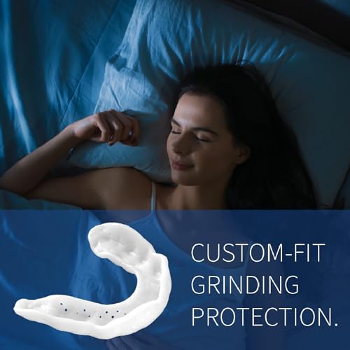 SOVA 3D Night Guard with Case - Pre-Formed, Easy-to-Fit Protection for Teeth Grinding, Clenching - Jaw Pain, Bruxism, TMJ Relief - Taste Free - Remoldable Up to 20 Times - Non Toxic