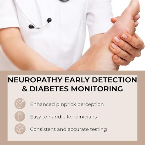 Disposable Skin Prick Device, Neuropathy Early Detection and Diabetes Monitoring, Single-Use Testing Pins, Hygienic Medical Tool, Ready-to-Use for Healthcare Professionals, Pack of 100
