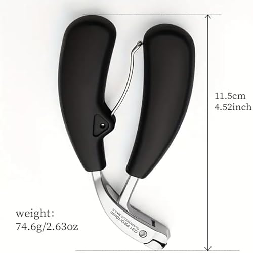 Toenail Clipper and Fingernail Clipper，Ergonomic Non-Slip Long Handle Nail Clippers for Seniors (Silver) Silver