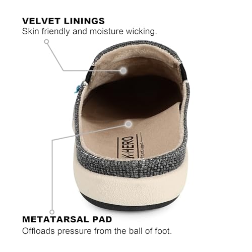 Orthopedic Slippers for Women with Arch Support, Relieve Plantar Fasciitis