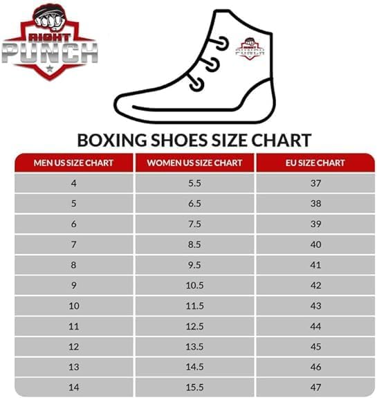 Professional Boxing Shoes for Men, Women 7 Red & Black - BeesActive Australia