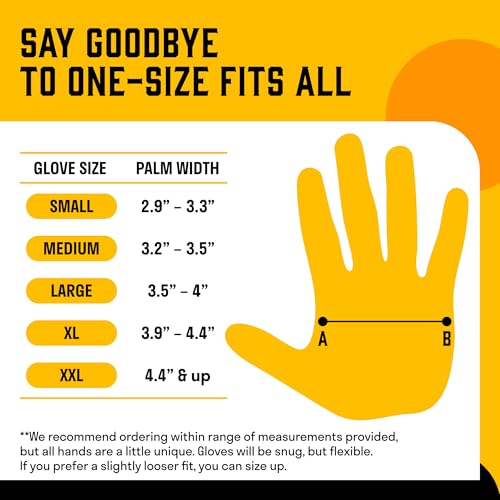 Hey Grill Hey Pitmaster Gloves | BBQ Gloves | Heat Protection up to 500°F or 260°C | High Temp Resistance | Fireproof Glove for Grilling Smoking Barbecue | Washable Mitts | Waterproof | Size - XL X-Large