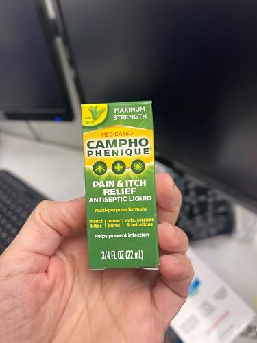 Campho-Phenique Pain & Itch Relief Antiseptic Liquid 0.75 fl oz (Pack of 2)
