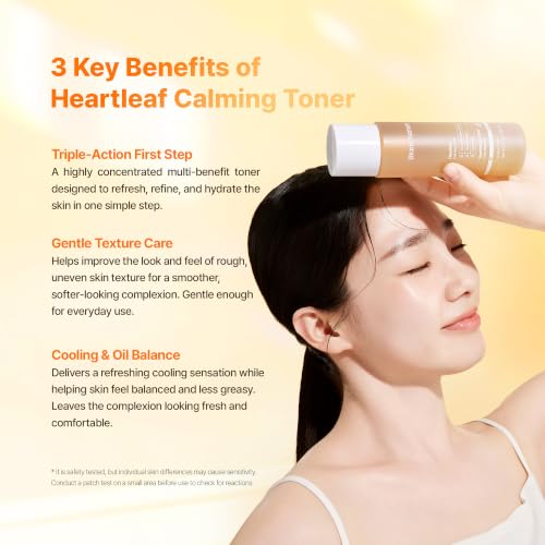 Heartleaf Calming Toner with Centella & Panthenol, 5.07 fl oz