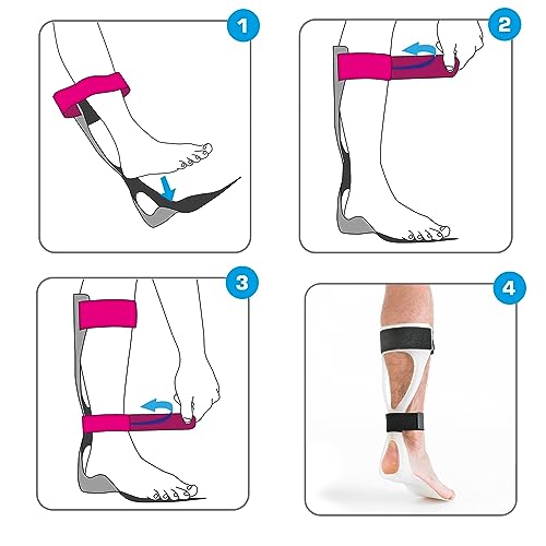 Neo-G Drop Foot Braces - AFO Foot Drop Brace for Nerve Injury, Foot position, Relieve Pressure, Ankle & Drop Foot Orthosis - Class 1 Medical Device - M - Left Unisex MEDIUM-LEFT