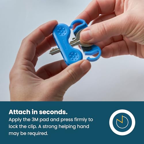 Dext - Keywing Key Turner Aid for People with Arthritis, Parkinson’s, and More, Comfortable and Secure Grip for Weak Hands, Lightweight, Durable, Click-On Design, Suitable for Flat Keys (Multipack, 3)