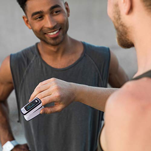 Innovo Deluxe iP900AP Fingertip Pulse Oximeter Blood Oxygen Saturation Monitor with Alarm, Plethysmograph and Perfusion Index without Bluetooth