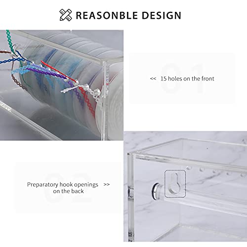 Dental Organizer for Rubber Chain - Power Chain braces holder Dental Orthodontic Elastic Rubber Band Dispenser