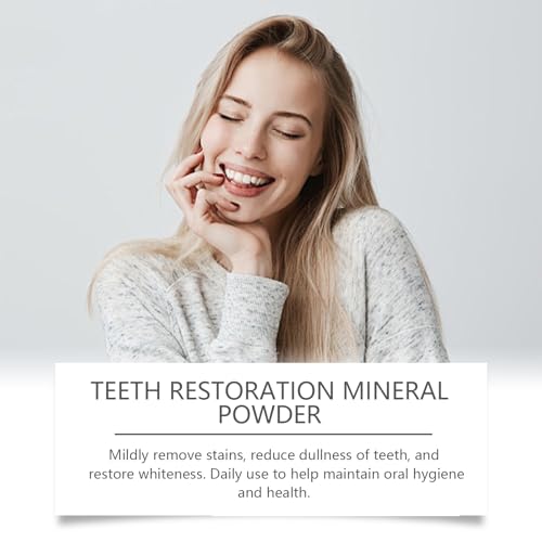 2PCS Purple Teeth Restoration Mineral Powder, Mineral Tooth Powder, Dental Restoration Mine RAL Po wder, in Strengthening Teeth and Gums, Protect Gums and Freshen Breath 2pcs
