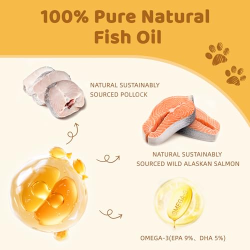 Dog Skin & Allergy Support Bundle: Fish Oil Omega 3 + Allergy Relief Chews for Itchy Skin, Immune & Digestive Health