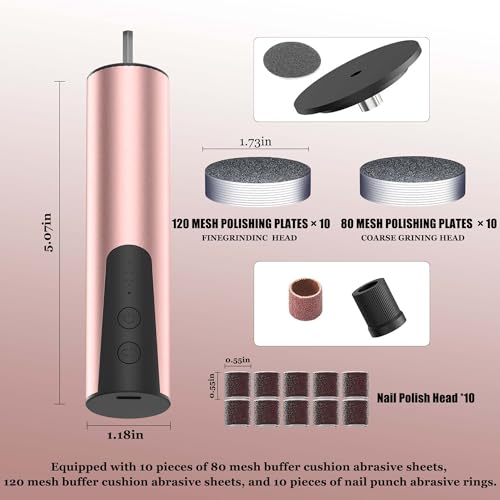 Rechargeable Electric Foot Callus Remover, Pedicure Tools for Feet, Electric Foot File, Heel Scraper for Cracked Heels, Calloused Feet Remover Tool (Pink) Pink