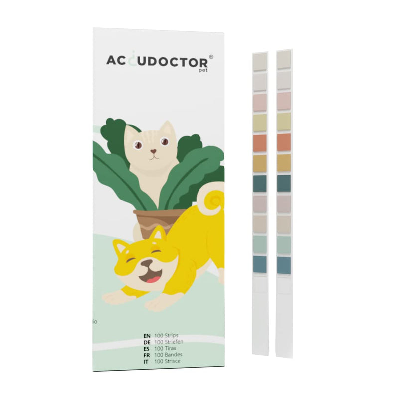 100 Accudoctor Urine test Strips for Dogs Cats 11 parameters Ketones Glucose pH sample canine urinalysis Urine Health step analyzer veterinary health urinary analysis renal one strip treatment uti pet