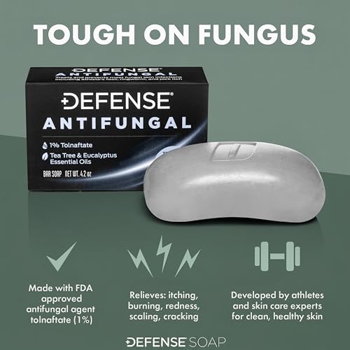 Defense Antifungal Bar Soap 2-Pack 4.2 Ounce (Pack of 2) Bar Only