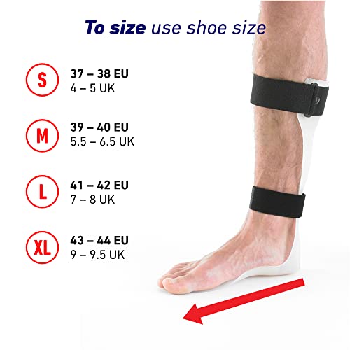 Neo-G Drop Foot Braces - AFO Foot Drop Brace for Nerve Injury, Foot position, Relieve Pressure, Ankle & Drop Foot Orthosis - Class 1 Medical Device - M - Left Unisex MEDIUM-LEFT