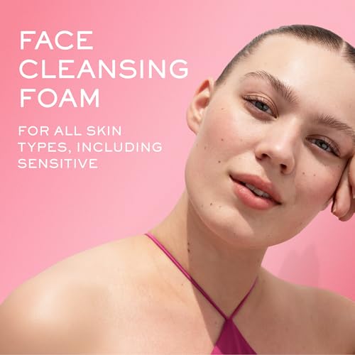 NUXE Very Rose Face Wash Foam for Sensitive Skin, Face & Eyes, 5 Fl Oz