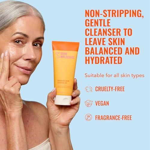 Good Molecules Hydrating Facial Cleansing Gel, Gentle Face Wash, Pack of 2 6.7 Fl Oz (Pack of 2)