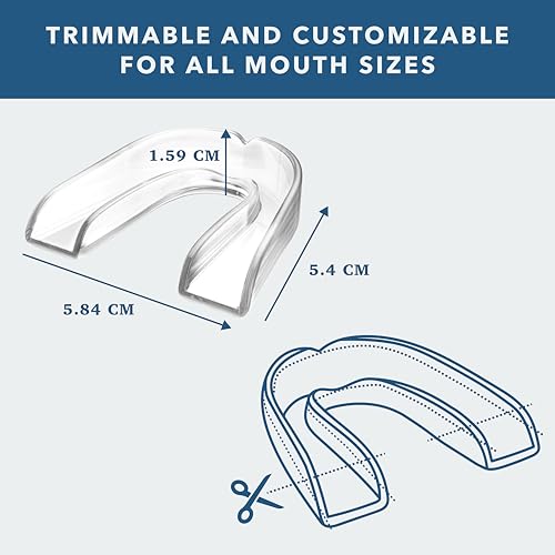 Just Smile Night Guard, Mouthguard for Teeth Grinding and Bruxing, Aqua