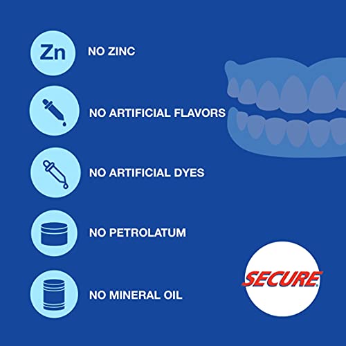 Secure Denture Adhesive Comfort Strips 15 Ct