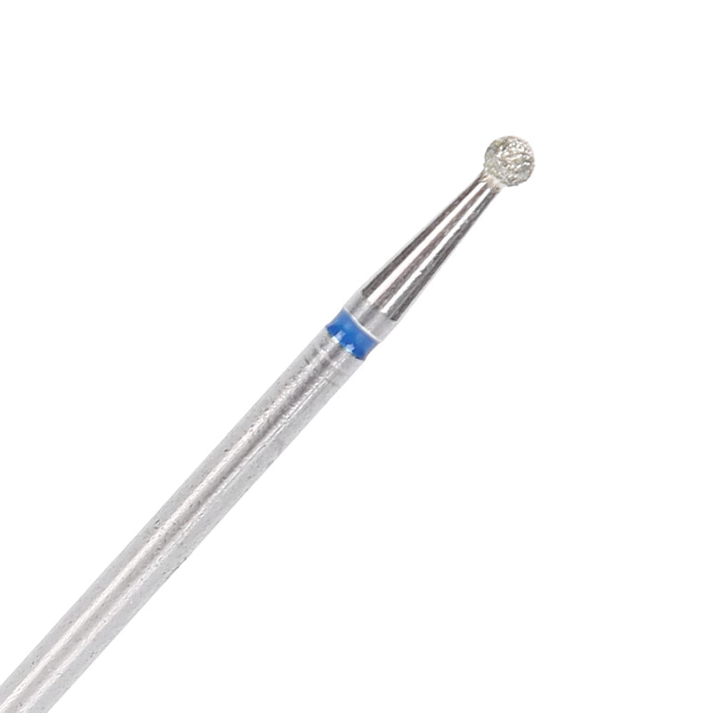 Nail Drill Bits, 50pcs Spherical Cuticle Clean Nail Bit Set Dead Skin Removal Nail File Bits Grinding Head Accessory for Acrylic Gel Nails Cuticle Manicure Pedicure Nail Salon Supply(2.3mm) 2.3mm
