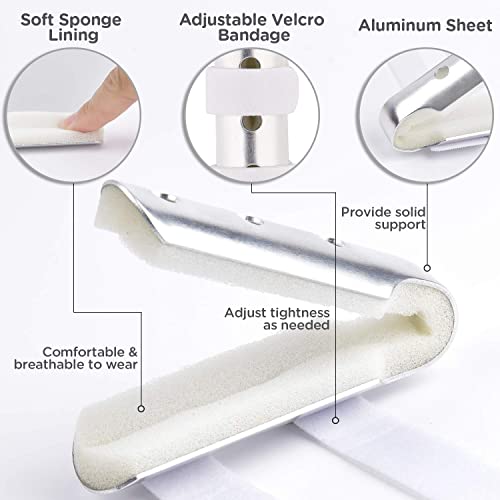 Finger Splint, 9PCS Finger Brace for Index, Middle, Ring Fingers Straightening Arthritis Knuckle Immobilization