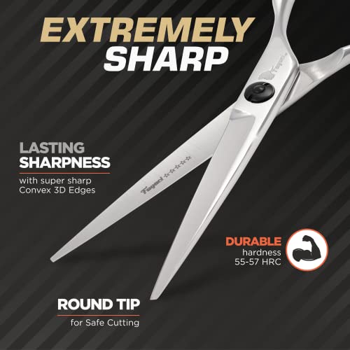 Fagaci Hair Cutting Scissors 6", Professional Hair Shears with Sharp Blades 6"