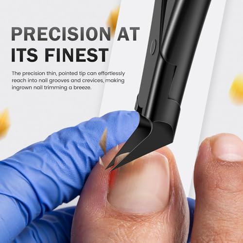 BEZOX Toenail Clippers for Seniors Large Black