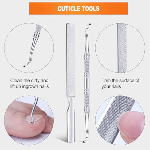 Toe Nail Clippers for Thick Nails for Seniors, Toenail Clippers, Black+red