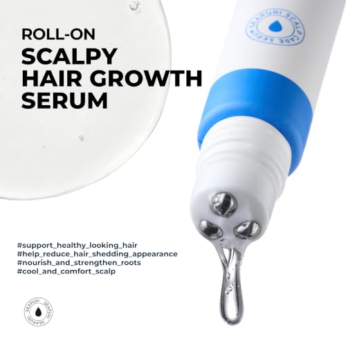 Seapuri Scalpy Hair Growth Serum for Thinning Hair | Korean Scalp Treatment with Salicylic Acid, Menthol, Dexpanthenol | Supports Hair Density & Thickening | Fuller Looking Hair & Scalp Health