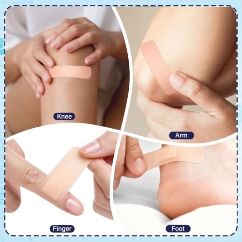 YIXIN 2000 Pcs 3/4" x 3" Adhesive Bandages Waterproof Breathable Band Aid, Suitable for Sensitive Skin, Suitable for Homeless Care Supplies, First Aid Kits, School Nurses, Enterprises, Etc