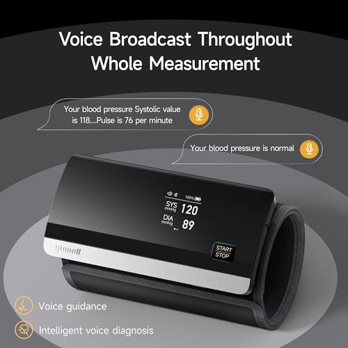 yuwell Wireless Upper Arm Blood Pressure Monitor for Home Use